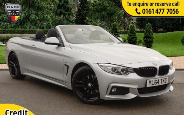 Used 2015 SILVER BMW 4 SERIES Convertible 2.0 428I M SPORT 2d 242 BHP (reg. 2015-02-27) for sale in Stockport