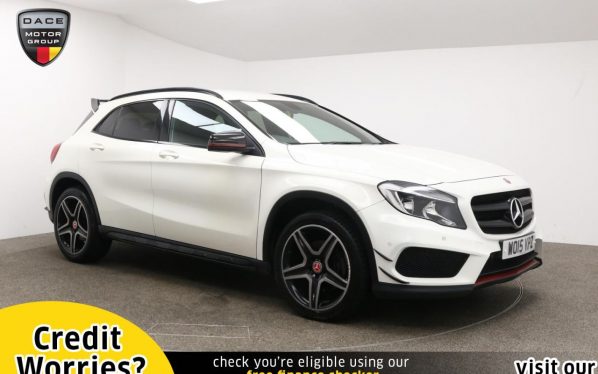 Used 2015 WHITE MERCEDES-BENZ GLA CLASS Estate 2.1 GLA220 CDI 4MATIC AMG LINE EXECUTIVE 5d AUTO 168 BHP (reg. 2015-08-14) for sale in Manchester