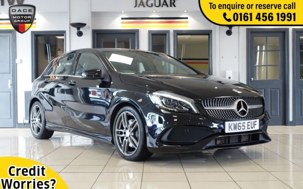 Used 2016 BLACK MERCEDES-BENZ A-CLASS Hatchback 2.1 A 220 D AMG LINE PREMIUM 5d 174 BHP (reg. 2016-01-05) for sale in Wilmslow