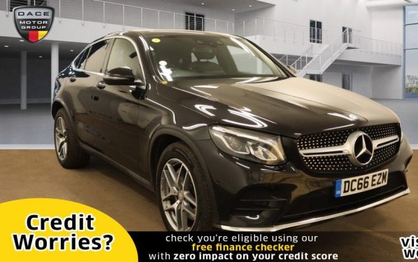 Used 2016 BLACK MERCEDES-BENZ GLC-CLASS Coupe 2.1 GLC 220 D 4MATIC AMG LINE PREMIUM 4d AUTO 168 BHP (reg. 2016-11-22) for sale in Manchester