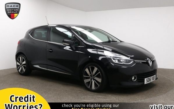 Used 2016 BLACK RENAULT CLIO Hatchback 1.5 ICONIC 25 NAV DCI 5d 89 BHP (reg. 2016-03-31) for sale in Manchester