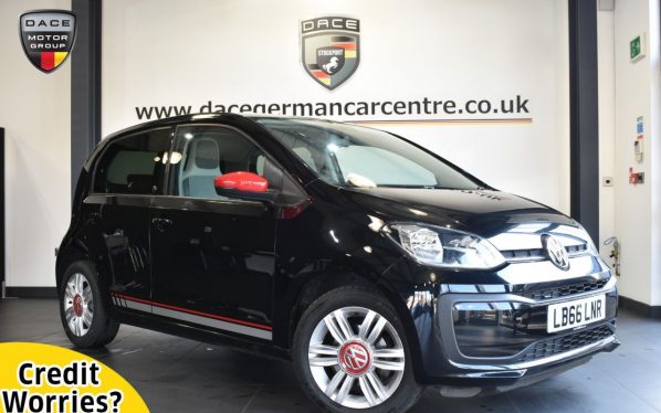 Used 2016 BLACK VOLKSWAGEN UP Hatchback 1.0 UP BY BEATS 5d 60 BHP (reg. 2016-12-23) for sale in Altrincham