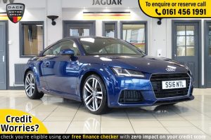 Used 2016 BLUE AUDI TT Coupe 1.8 TFSI S LINE 2d 178 BHP (reg. 2016-05-14) for sale in Wilmslow