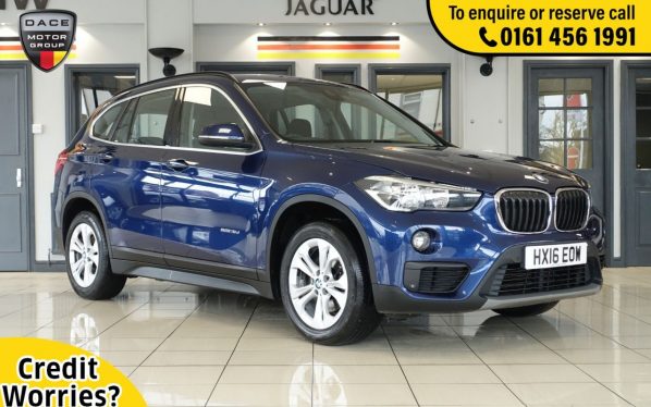 Used 2016 BLUE BMW X1 MPV 2.0 SDRIVE18D SE 5d AUTO 148 BHP (reg. 2016-03-30) for sale in Wilmslow