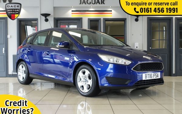 Used 2016 BLUE FORD FOCUS Hatchback 1.5 STYLE TDCI 5d 94 BHP (reg. 2016-05-18) for sale in Wilmslow