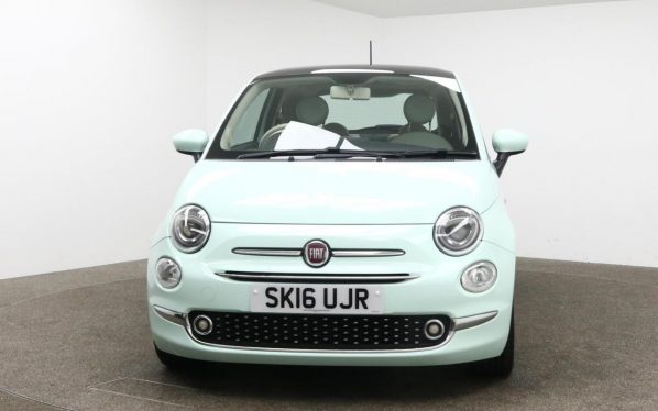 Used 2016 GREEN FIAT 500 Hatchback 1.2 LOUNGE 3d 69 BHP (reg. 2016-04-20) for sale in Manchester