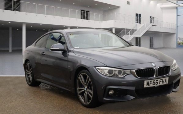 Used 2016 GREY BMW 4 SERIES Coupe 3.0 430D M SPORT 2d AUTO 255 BHP (reg. 2016-09-24) for sale in Manchester