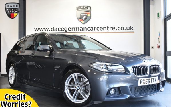 Used 2016 GREY BMW 5 SERIES Estate 2.0 520D M SPORT TOURING 5DR 188 BHP (reg. 2016-09-28) for sale in Altrincham