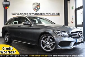 Used 2016 GREY MERCEDES-BENZ C-CLASS Estate 2.1 C220 D AMG LINE 5DR AUTO 170 BHP (reg. 2016-10-10) for sale in Altrincham