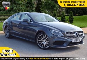 Used 2016 GREY MERCEDES-BENZ CLS CLASS Coupe 2.1 CLS220 D AMG LINE PREMIUM 4d AUTO 174 BHP (reg. 2016-06-07) for sale in Stockport