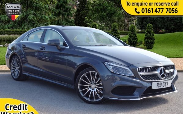 Used 2016 GREY MERCEDES-BENZ CLS CLASS Coupe 2.1 CLS220 D AMG LINE PREMIUM 4d AUTO 174 BHP (reg. 2016-06-07) for sale in Stockport