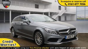 Used 2016 GREY MERCEDES-BENZ CLS CLASS Estate 3.0 CLS350 D AMG LINE PREMIUM 5d AUTO 255 BHP (reg. 2016-09-21) for sale in Stockport