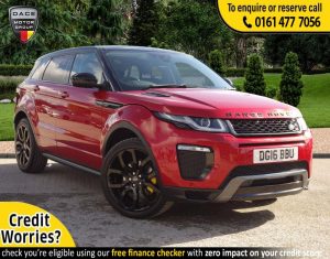 Used 2016 RED LAND ROVER RANGE ROVER EVOQUE 4x4 2.0 TD4 HSE DYNAMIC 5d 177 BHP (reg. 2016-03-05) for sale in Stockport