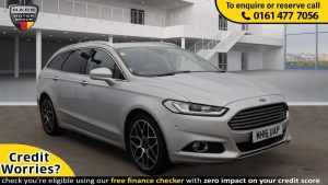 Used 2016 SILVER FORD MONDEO Estate 2.0 TITANIUM TDCI 5d AUTO 177 BHP (reg. 2016-08-30) for sale in Stockport