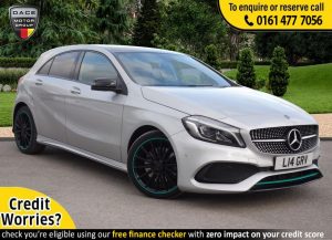 Used 2016 SILVER MERCEDES-BENZ A-CLASS Hatchback 2.1 A 220 D MOTORSPORT EDITION PREMIUM 5d AUTO 174 BHP (reg. 2016-06-30) for sale in Stockport