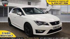 Used 2016 WHITE SEAT LEON Hatchback 2.0 TDI FR TECHNOLOGY 5d 150 BHP (reg. 2016-09-30) for sale in Stockport