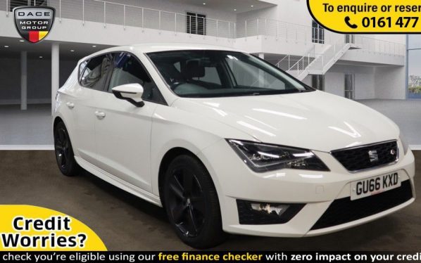 Used 2016 WHITE SEAT LEON Hatchback 2.0 TDI FR TECHNOLOGY 5d 150 BHP (reg. 2016-09-30) for sale in Stockport