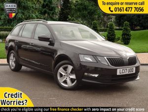 Used 2017 BLACK SKODA OCTAVIA Estate 2.0 SE TDI 5d 148 BHP (reg. 2017-05-22) for sale in Stockport