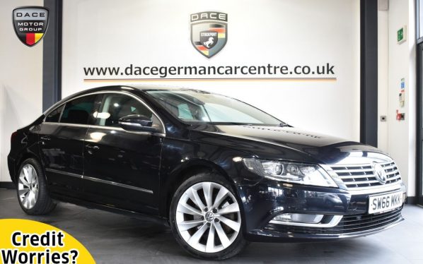 Used 2017 BLACK VOLKSWAGEN CC Coupe 2.0 GT TDI BLUEMOTION TECHNOLOGY DSG 4DR AUTO 148 BHP (reg. 2017-01-18) for sale in Altrincham