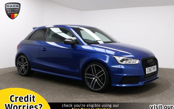 Used 2017 BLUE AUDI S1 Hatchback 2.0 S1 COMPETITION QUATTRO 3d 228 BHP (reg. 2017-09-29) for sale in Manchester
