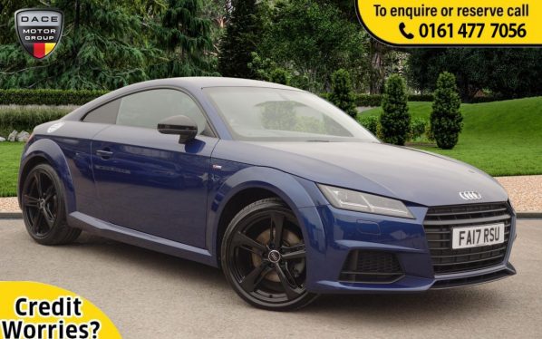 Used 2017 BLUE AUDI TT Coupe 1.8 TFSI BLACK EDITION 2d 178 BHP (reg. 2017-08-23) for sale in Stockport