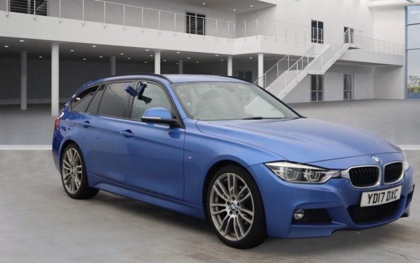 Used 2017 BLUE BMW 3 SERIES Estate 2.0 320D M SPORT TOURING 5DR AUTO 188 BHP (reg. 2017-04-13) for sale in Altrincham