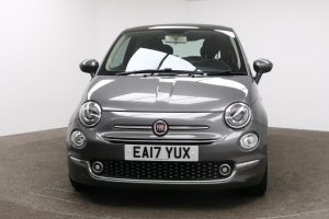 Used 2017 GREY FIAT 500 Hatchback 1.2 LOUNGE 3d 69 BHP (reg. 2017-04-29) for sale in Manchester