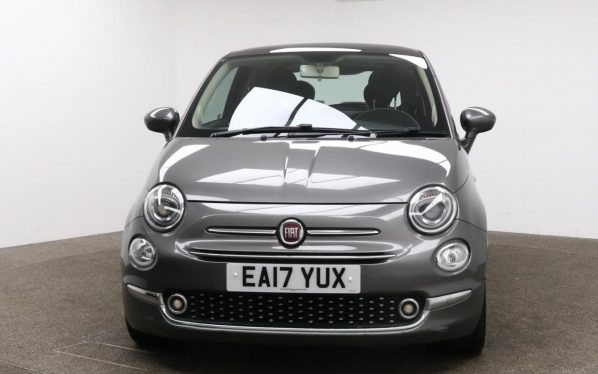 Used 2017 GREY FIAT 500 Hatchback 1.2 LOUNGE 3d 69 BHP (reg. 2017-04-29) for sale in Manchester