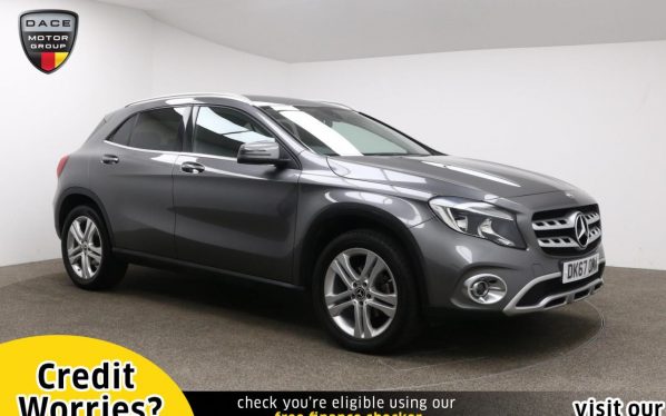 Used 2017 GREY MERCEDES-BENZ GLA-CLASS Estate 1.6 GLA 200 SPORT 5d AUTO 154 BHP (reg. 2017-09-18) for sale in Manchester