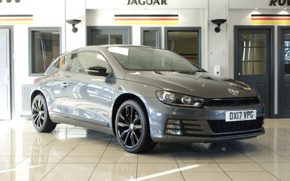 Used 2017 GREY VOLKSWAGEN SCIROCCO Coupe 1.4 GT BLACK EDITION TSI BMT 2d 123 BHP (reg. 2017-06-12) for sale in Wilmslow