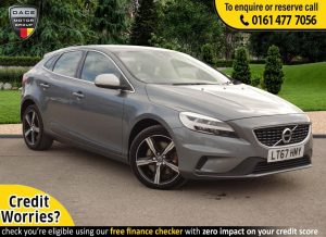 Used 2017 GREY VOLVO V40 Hatchback 1.5 T2 R-DESIGN NAV PLUS 5d AUTO 120 BHP (reg. 2017-09-30) for sale in Stockport