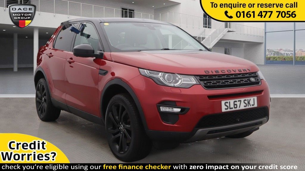 Used 2017 RED LAND ROVER DISCOVERY SPORT 4x4 2.0 SD4 HSE BLACK 5d AUTO 238 BHP (reg. 2017-11-14) for sale in Stockport