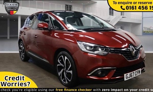 Used 2017 RED RENAULT SCENIC MPV 1.5 SIGNATURE NAV DCI EDC 5d AUTO 109 BHP (reg. 2017-09-26) for sale in Wilmslow