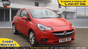 Used 2017 RED VAUXHALL CORSA Hatchback 1.4 ENERGY AC ECOFLEX 3d 89 BHP (reg. 2017-01-31) for sale in Stockport