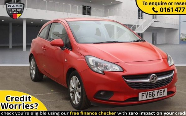 Used 2017 RED VAUXHALL CORSA Hatchback 1.4 ENERGY AC ECOFLEX 3d 89 BHP (reg. 2017-01-31) for sale in Stockport
