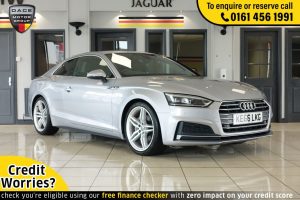 Used 2017 SILVER AUDI A5 Coupe 2.0 TDI S LINE 2d AUTO 188 BHP (reg. 2017-01-17) for sale in Wilmslow