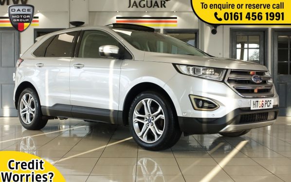 Used 2017 SILVER FORD EDGE MPV 2.0 TITANIUM TDCI 5d 177 BHP (reg. 2017-01-31) for sale in Wilmslow