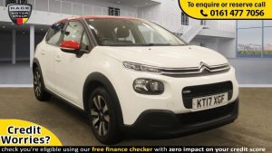 Used 2017 WHITE CITROEN C3 Hatchback 1.2 PURETECH FEEL 5d 81 BHP (reg. 2017-06-30) for sale in Stockport