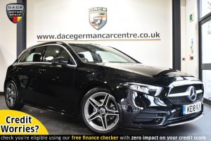 Used 2018 BLACK MERCEDES-BENZ A-CLASS Hatchback 1.3 A 200 AMG LINE 5DR AUTO 161 BHP (reg. 2018-07-31) for sale in Altrincham