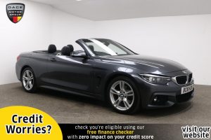 Used 2018 GREY BMW 4 SERIES Convertible 2.0 420D M SPORT 2d AUTO 188 BHP (reg. 2018-07-31) for sale in Manchester