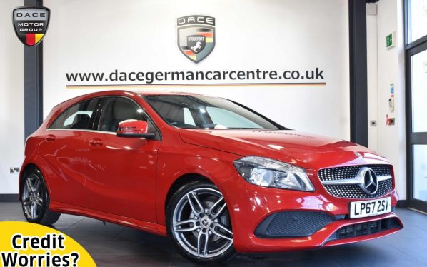 Used 2018 RED MERCEDES-BENZ A-CLASS Hatchback 1.6 A 160 AMG LINE 5DR 102 BHP (reg. 2018-02-28) for sale in Altrincham
