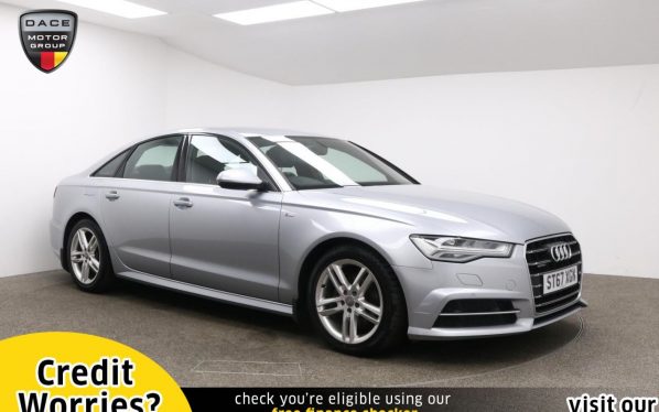 Used 2018 SILVER AUDI A6 Saloon 2.0 TDI QUATTRO S LINE 4d 188 BHP (reg. 2018-01-17) for sale in Manchester