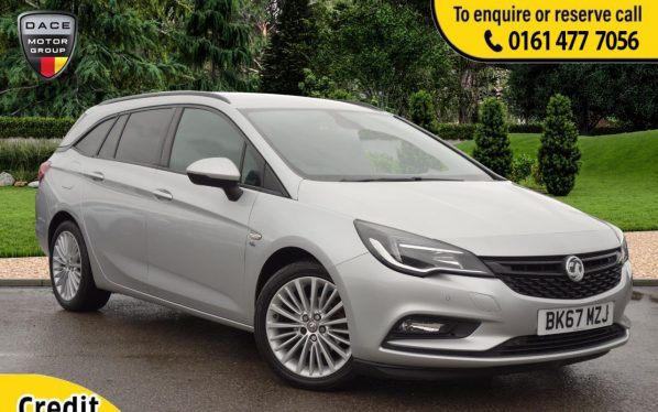 Used 2018 SILVER VAUXHALL ASTRA Estate 1.6 ELITE NAV CDTI ECOTEC S/S 5d 108 BHP (reg. 2018-02-05) for sale in Stockport