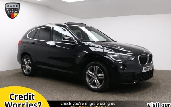 Used 2019 BLACK BMW X1 Estate 1.5 SDRIVE18I M SPORT 5d 139 BHP (reg. 2019-01-09) for sale in Manchester
