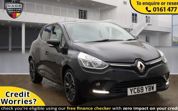 Used 2019 BLACK RENAULT CLIO Hatchback 0.9 ICONIC TCE 5d 89 BHP (reg. 2019-09-30) for sale in Stockport