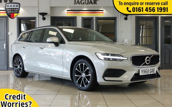 Used 2019 GOLD VOLVO V60 Estate 2.0 D3 MOMENTUM 5d AUTO 148 BHP (reg. 2019-02-12) for sale in Wilmslow