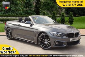 Used 2019 GREY BMW 4 SERIES Convertible 2.0 420D M SPORT 2d 188 BHP (reg. 2019-02-28) for sale in Stockport