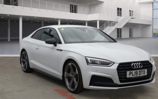 Used 2019 WHITE AUDI A5 Coupe 2.0 TDI BLACK EDITION 2d AUTO 188 BHP (reg. 2019-06-18) for sale in Manchester