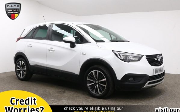 Used 2019 WHITE VAUXHALL CROSSLAND X Hatchback 1.2 ELITE ECOTEC S/S 5d 109 BHP (reg. 2019-07-29) for sale in Manchester