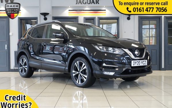Used 2020 BLACK NISSAN QASHQAI MPV 1.3 DIG-T N-CONNECTA 5d 140 BHP (reg. 2020-03-20) for sale in Wilmslow